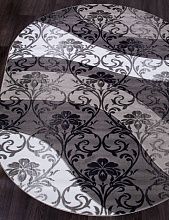 Ковер MEGA CARVING D268 GRAY Овал