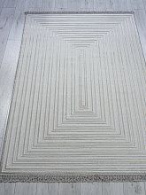 Ковер рельефный из Турции OSHA O2655 995 GREY / GREY