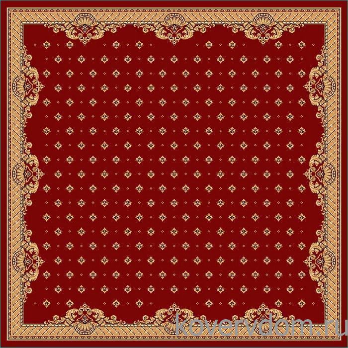 Ковровая композиция в храм красно-бордовая 41812-04