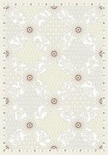Ковер Турецкий кремовый с золотым рисунком из шенилла BR CHENILLE 3821 АМ05 CREAM