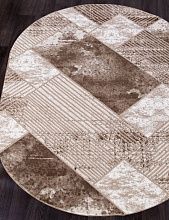 Ковер MARDAN 5024A VIZON SHRINK / BROWN Овал