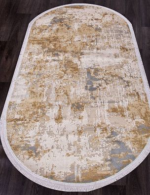 Ковер ATLAS 9301 BEIGE / BEIGE Овал