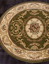 Ковер OLYMPOS D066 GREEN Круг