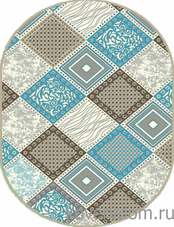 Ковер Соло 44004-28 овал