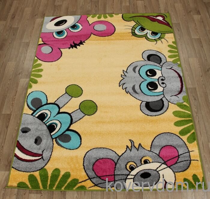 Ковер детский FUNKY TOP TIG honey