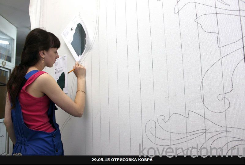 Авторский ковер ручной работы в прихожую