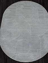 Ковер SIROCCO E508AQ D.GREY / GREY Овал