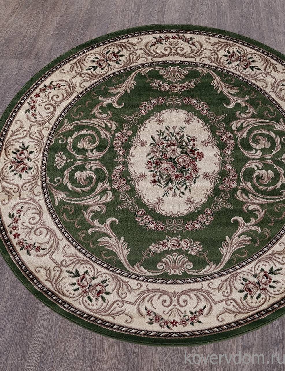 Ковер COLIZEY-A D066 GREEN Круг