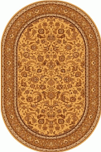 Овальный ковер обычный ворс DIGNUS Faress caramel ОВАЛ