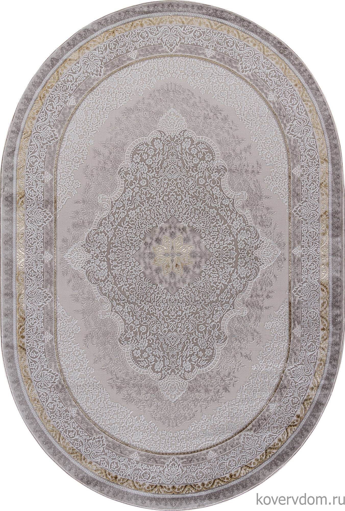 Ковер NENSI GL037E BROWN / BROWN Овал