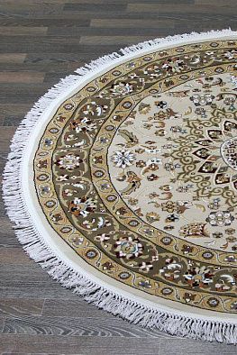 Ковер SHAHREZA d210 CREAM-BROWN Круг