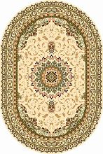 Ковер IZMIR d027 CREAM-GREEN Овал