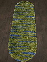 Ковер SHAGGY ULTRA s608 GREEN-BLUE Овал