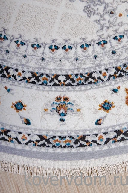 Ковер Amira 4836A L.Grey-L.Grey Круг