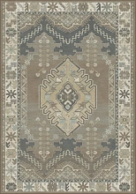 Пушистый круглый ковер Toscana 9828 260220