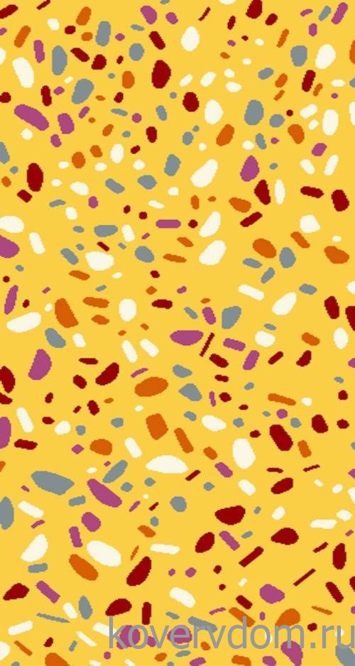 Ковер SUNRISE v848 YELLOW-GRAY