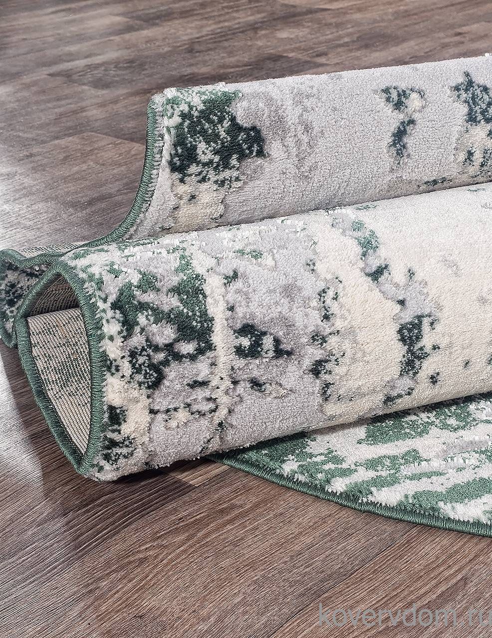 Ковер MARDAN 5022A COKEN D.GREY / GREEN Овал