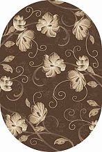 Ковер MEGA CARVING 1059 BROWN Овал