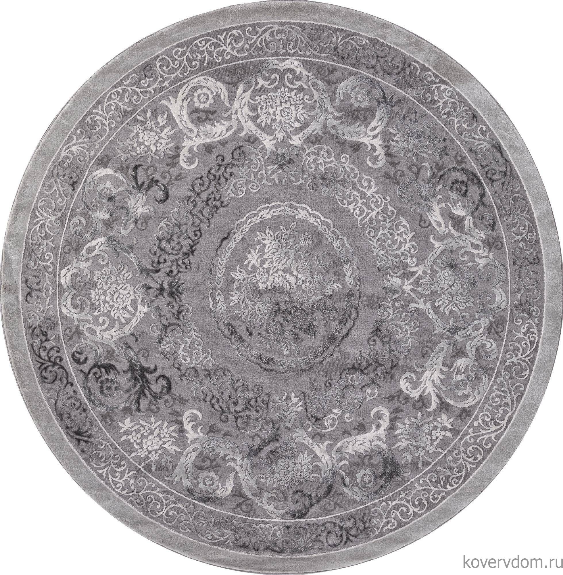 Ковер ARMINA 03760A GREY / GREY Круг