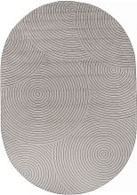 Овальный ковер DIOS-A F410 LIGHT CREAM Овал