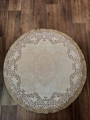 Ковер Decovilla 21003.101 DANTEL Светло-коричневый Круг