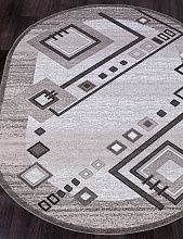 Ковер SILVER D188 GRAY Овал