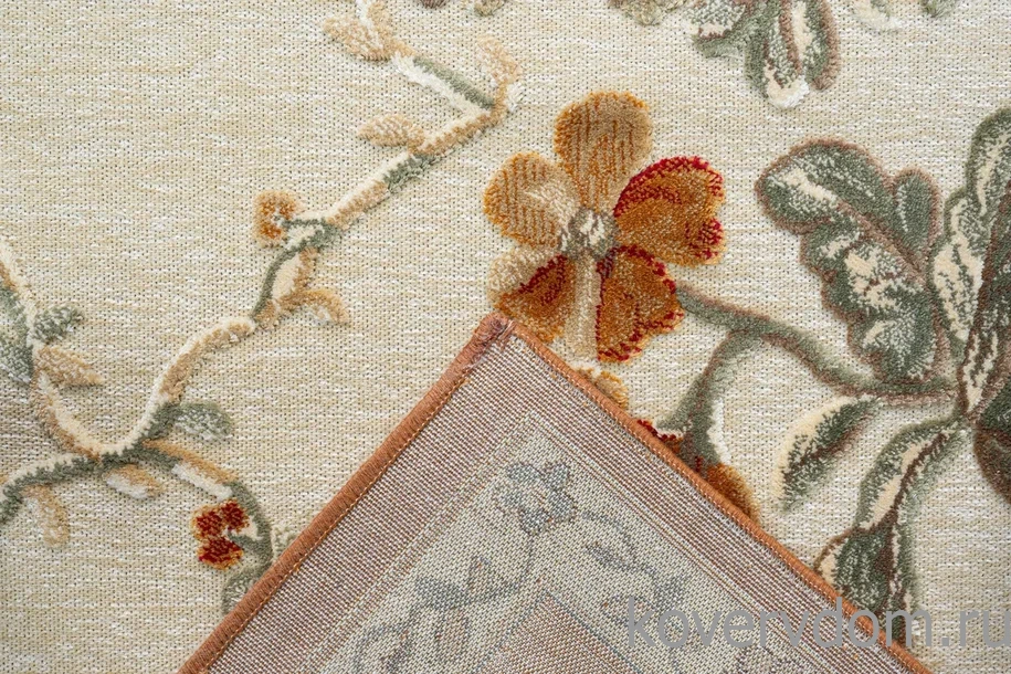 Рельефный ковер из вискозы GENOVA 38262 6282 60 Цветы