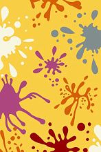 Ковер SUNRISE v829 YELLOW-GRAY