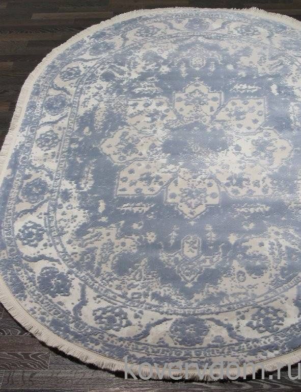 Ковер TRUVA 08311T BLUE / BLUE Овал