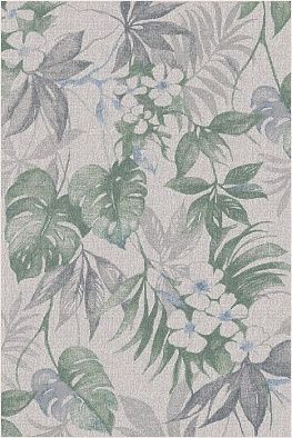 Ковер из вискозы и хлопка с цветами ROYAL PALACE 2020 R 17710 6767